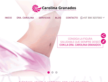 Tablet Screenshot of carolinagranados.com